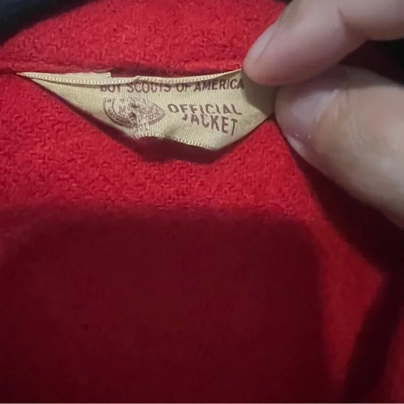 Vintage Boy Scouts of America Official Jacket Wool Red Mens Size Medium Jackets & Coats